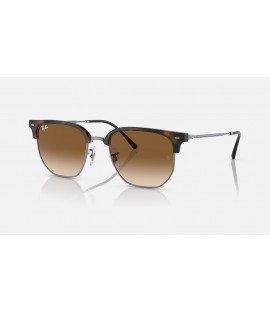 Ray-Ban New Clubmaster Sunglasses Havana and Brown RB4416