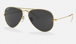 Ray-Ban Aviator Classic Sunglasses Gold and Black RB3025