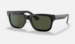 Ray-Ban Burbank Sunglasses Black and Green RB2283