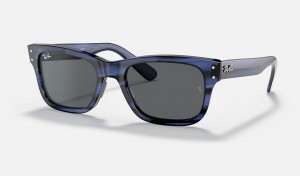 Ray-Ban Burbank Sunglasses Blue and Grey RB2283