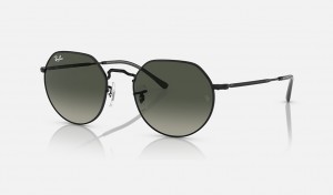 Ray-Ban Jack Sunglasses Black and Grey RB3565