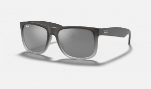 Ray-Ban JustClassic Sunglasses Grey and Silver RB4165
