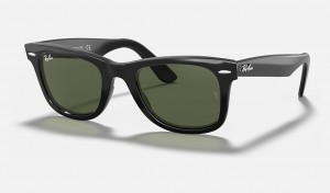 Ray-Ban Original Wayfarer Classic Sunglasses Black and Green RB2140